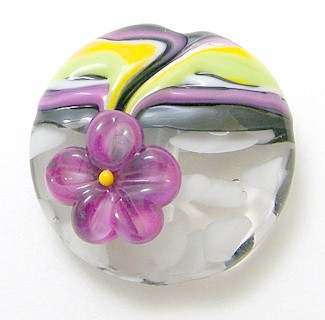 Rubino Oro Flower Echo Bead