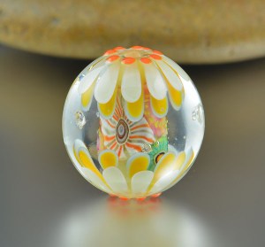 MERMAID'S GROTTO - large round focal bead
