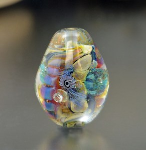 CALYPSO - lampwork focal bead