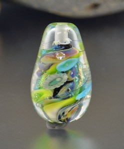 KEY WEST - lampwork focal bead